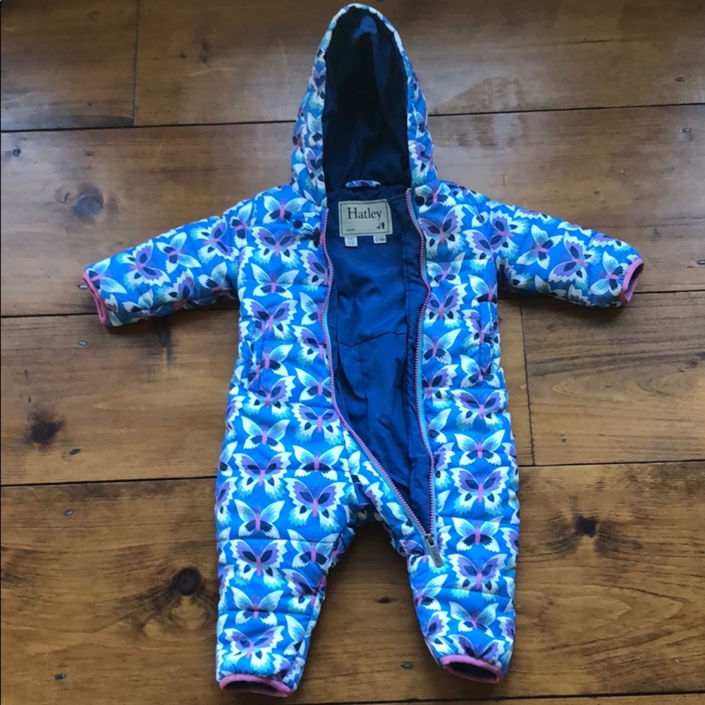 Hatley Girls’ Winter Puffer butterfly 12-18 Months